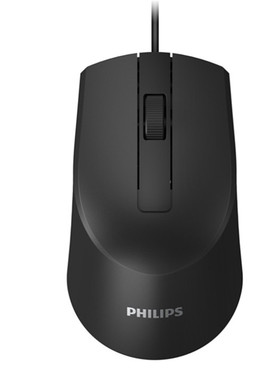 飞利浦SPK7104/M104有线鼠标办公家用电脑笔记本光电USB鼠标批发