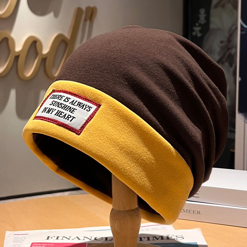 套头帽休闲男士秋冬堆堆帽