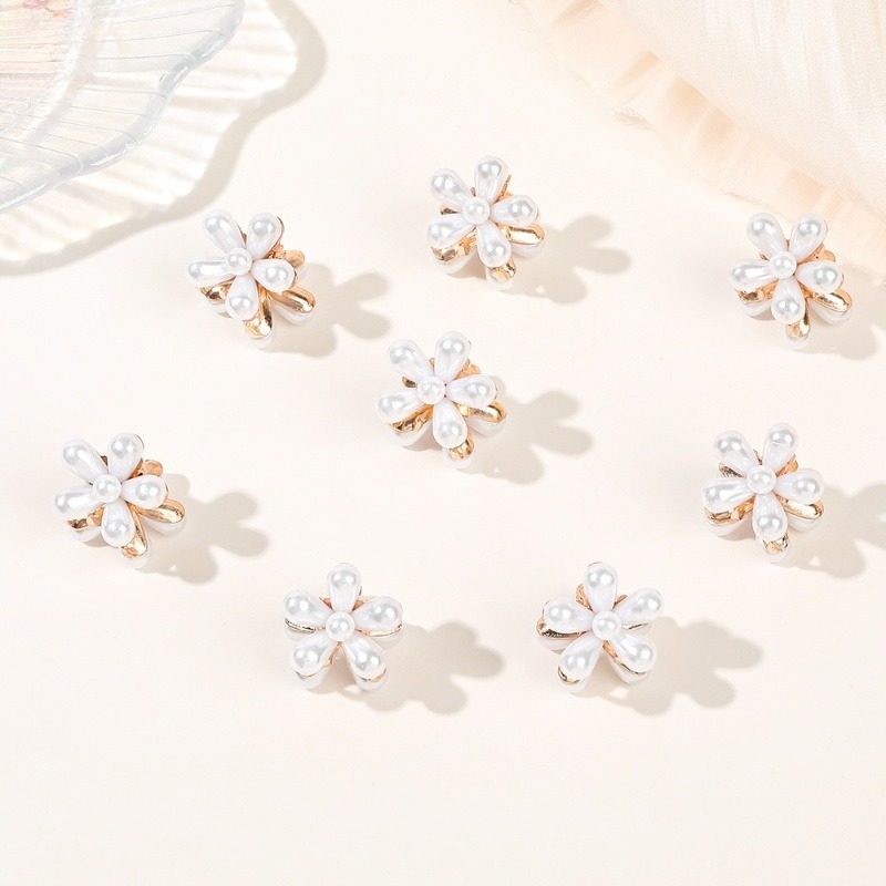小清新金属花朵小抓夹碎发小夹子女刘海夹边夹极简气质时尚发饰品