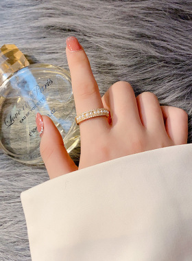 开口戒时尚个性夸张食指指环ins潮网红简约冷淡风