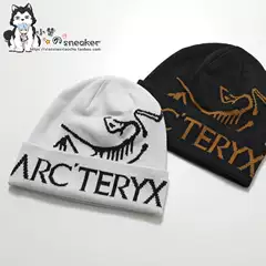 Arcteryx Printed Pattern Decoration Polyester Fiber Logo Fleece Cold Hat