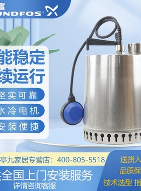 丹麦格兰富水泵潜水泵景观泵不锈钢全自动排污泵AP12.40.08.A1