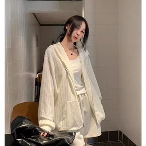 2026年休闲飒爽时尚夏季收腰防晒衣女防晒宽松外套女