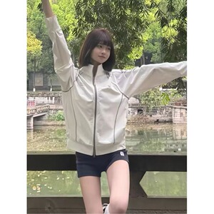 2026年秋冬季休闲飒爽时尚新款防晒衣女宽松开衫女