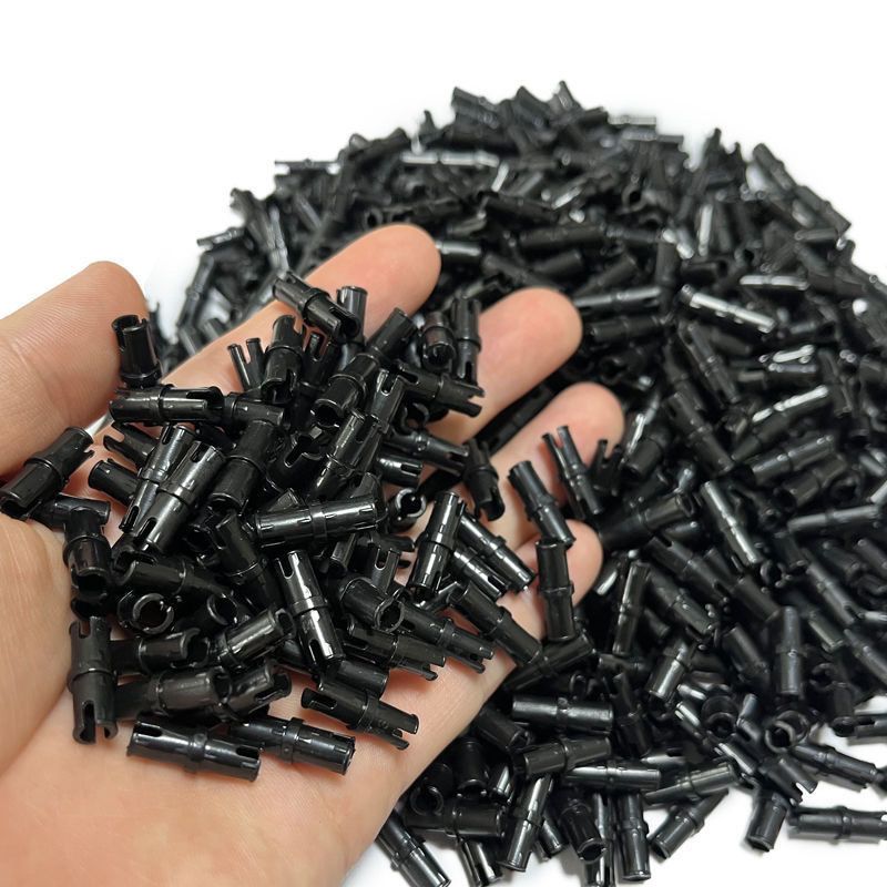 兼容某高2780小颗粒科技积木4459零件配件散件摩擦销紧栓黑色大量