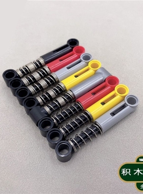 兼容某高76537国产科技积木零配散件6027566小避震臂731c04软弹簧