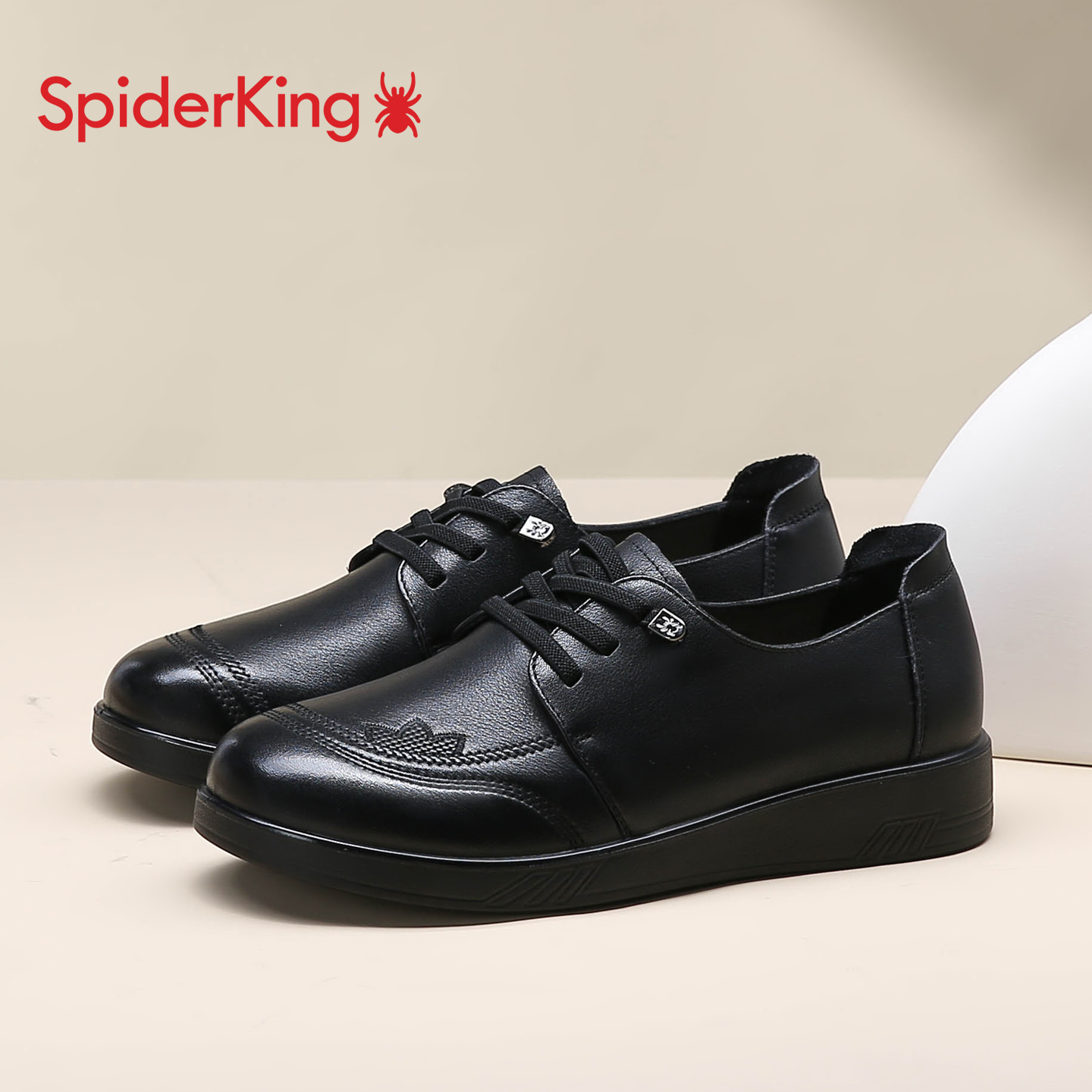 蜘蛛王官方旗舰店中老年妈妈单鞋