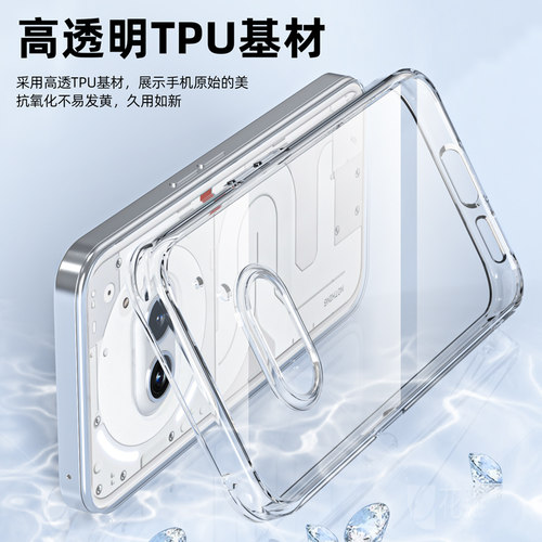 适用phone2a硅胶透明高清亮面