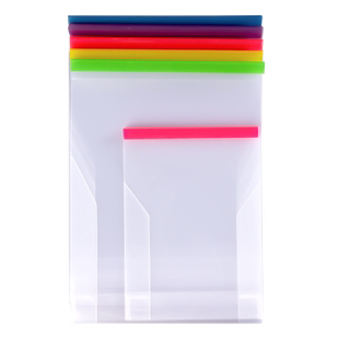 拉杆夹大本皮竖翻上下翻本子皮透明16K作业本皮防水本子保护套书皮32k环保加厚自粘抽杆夹学生语文数学本夹套