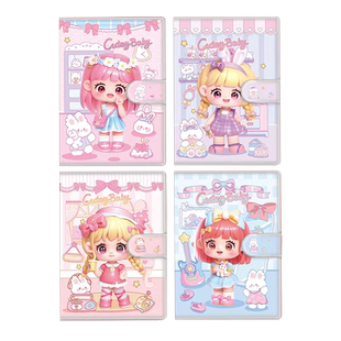 儿童创意可爱随身口袋本a7迷你小本子胶套单词本便携式记事本学生笔记本小学生专用学习文具奖品礼物实惠批发