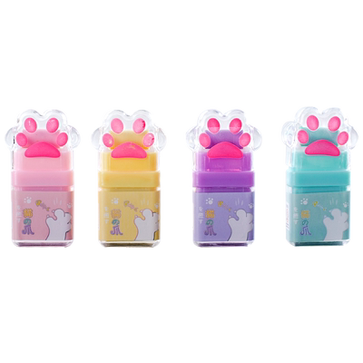 可爱猫爪滚轮橡皮班级礼物橡皮擦