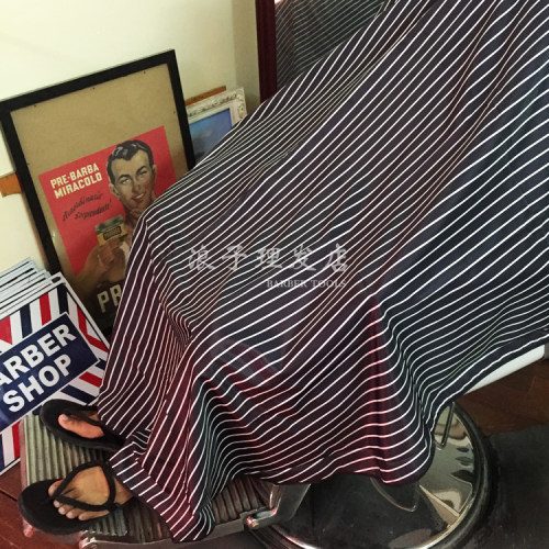 出口美国优雅黑色绅士油头围布