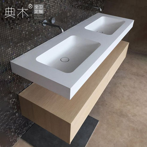 典木实木进口杜邦可丽耐浴室柜