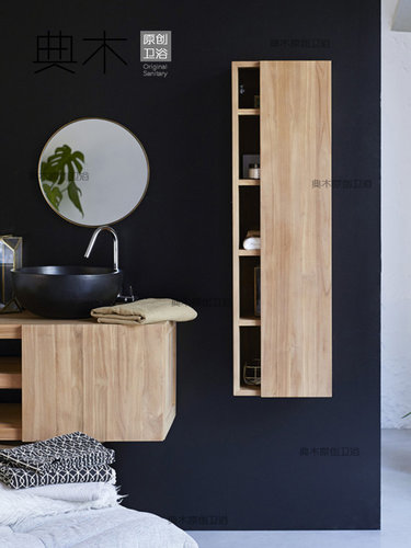 浴室置物架落地式浴室柜边柜卫生间收纳储物马桶浴室组合侧柜防水