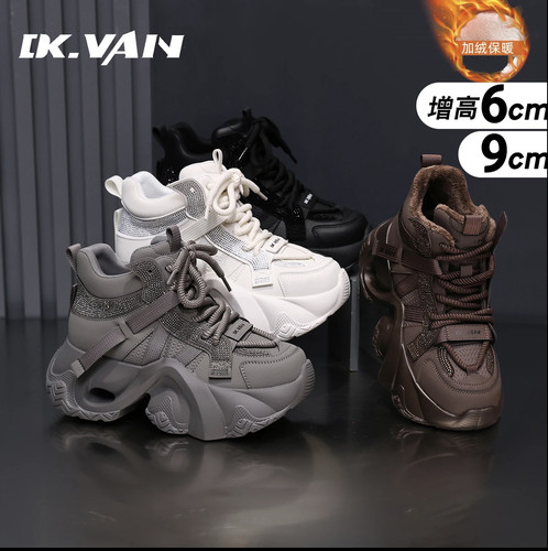 DK.VAN秋冬增高加绒老爹鞋女鞋潮