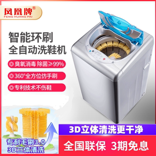 机全自动洗脱一体带脱水甩干家用臭氧抗菌刷鞋 凤凰牌洗鞋 机全自动