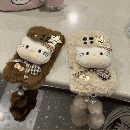 适用红米Note15pro+手机壳Note15pro/Note15/Note14pro+毛绒Note13pro+秋冬Note12pro女款Note11pro防摔女潮