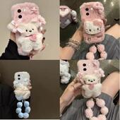 适用vivoY500手机壳Y300pro Y70s卡通可爱Y5s女V2506A潮 毛绒Y77e卡通Y76s可爱Y73s女款 Y200i Y100秋冬Y78