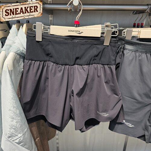 Saucony索康尼男子户外休闲羽毛球运动跑步训练短裤SO2269DP31T
