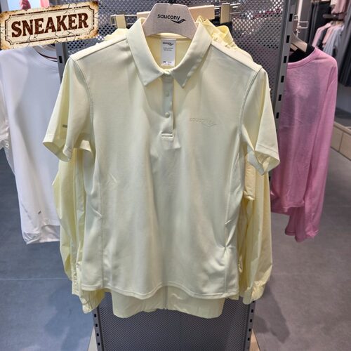 Saucony索康尼女子款运动休闲舒适透气翻领短袖POLO衫SA1259SP02L