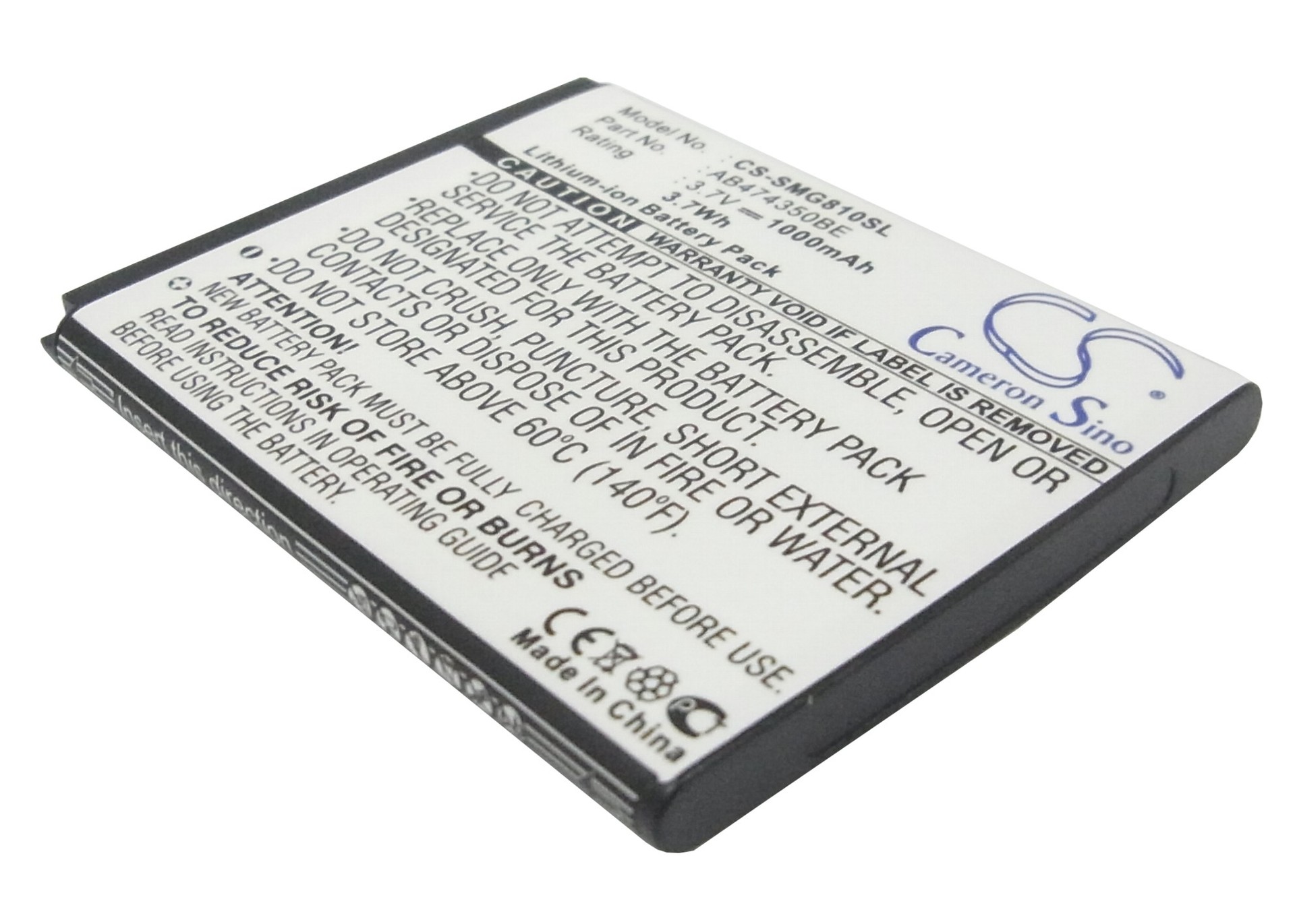 CameronSinoÊÊÓÃÈýÐÇ SGH-G810 SGH-D780ÊÖ»úµç³ØAB474350BE