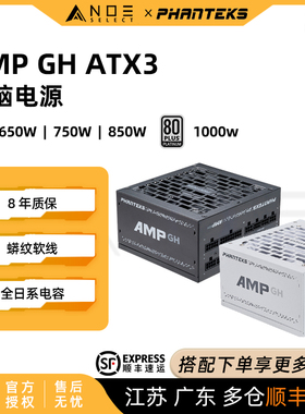 追风者AMP GH 650/750/850/1000W全模组电源 原生ATX3 BH铜牌直出