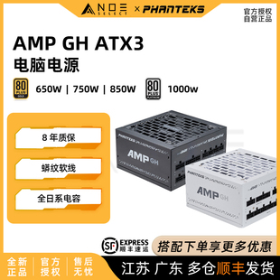 750 650 850 1000W全模组电源 BH铜牌直出 追风者AMP 原生ATX3