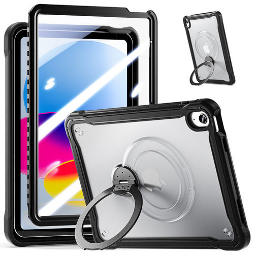适用苹果ipad 11代A16保护套10代 10.9外壳旋转支架亚克力防摔壳