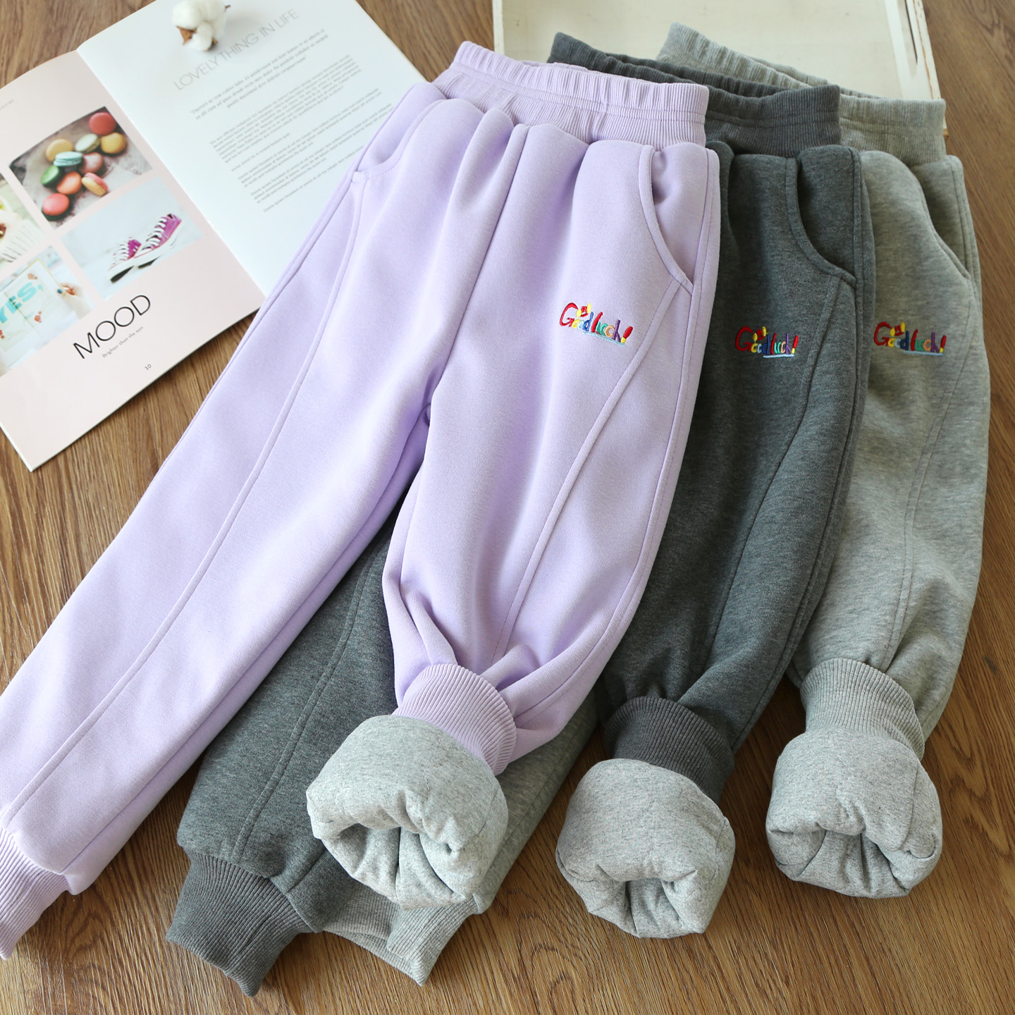 一条过冬儿童棉裤外穿加厚保暖裤