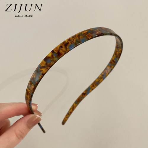 紫郡明星同款发箍醋酸发卡