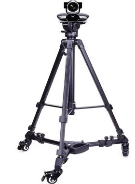 适用华为视频会议三脚架TE30 VPC620VPC600镜头摄像头2米滑轮支架