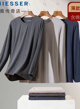 舒雅男士保暖内衣套装25年秋冬新款腈纶莫代尔薄款秋衣秋裤25886W