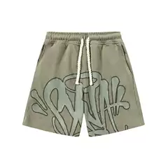 Shorts Summer European and American Cross-Border High Street Fashion Letter Print American Hip-Hop Casual Shorts Unisex