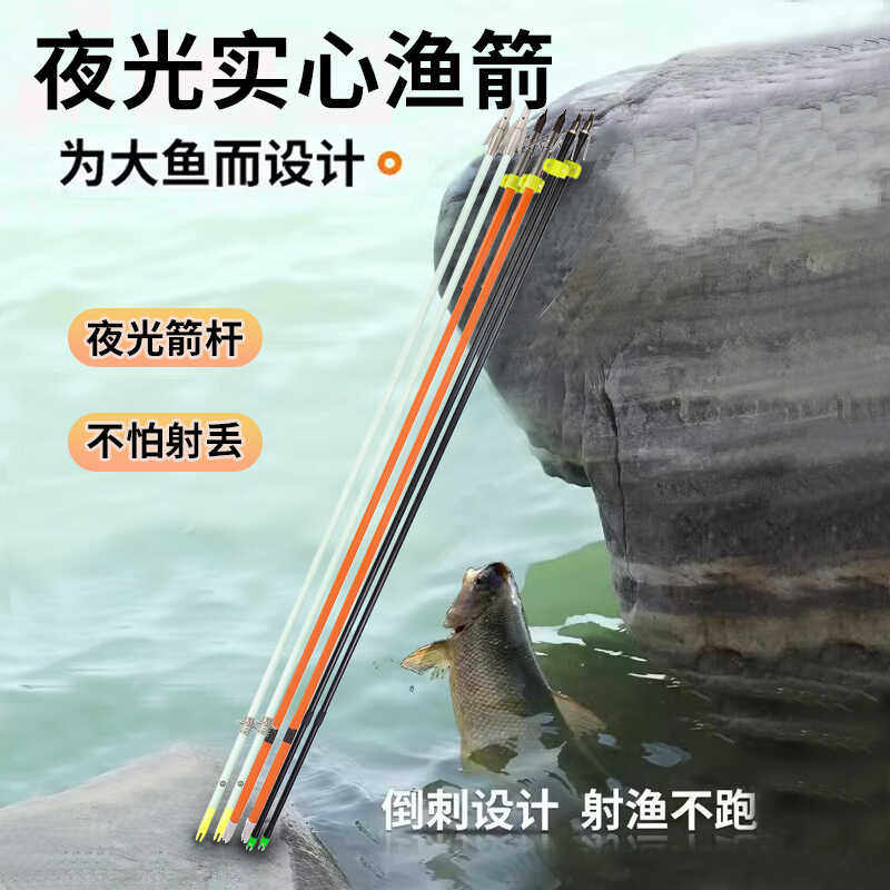 AMEYXGS夜光射鱼箭可换箭头渔箭