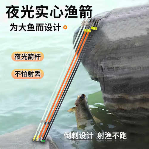 AMEYXGS夜光射鱼箭可换箭头渔箭