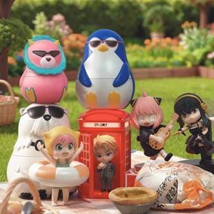 2025年肯德基阿尼亚间谍过家家玩具KFC邦德套娃约尔摆件正版 代购