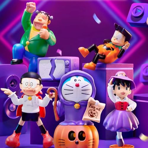 2023肯德基万圣节KFC哆啦A梦玩具