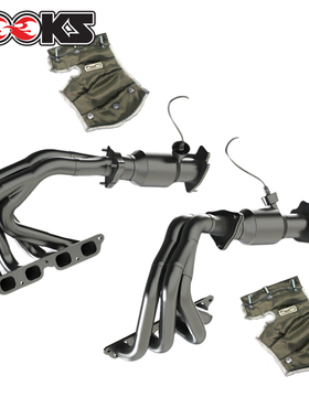 美国KOOKS 芭蕉高流量头段300目催化 科尔维特C8 Z06