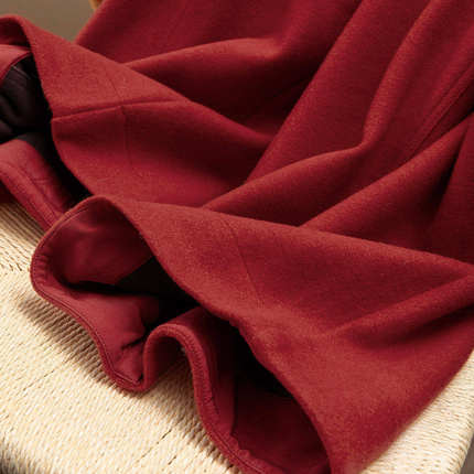 H春上7号 拉风神裤 法柜大长腿羊毛加绒高腰阔腿镰刀毛呢裤女77F8