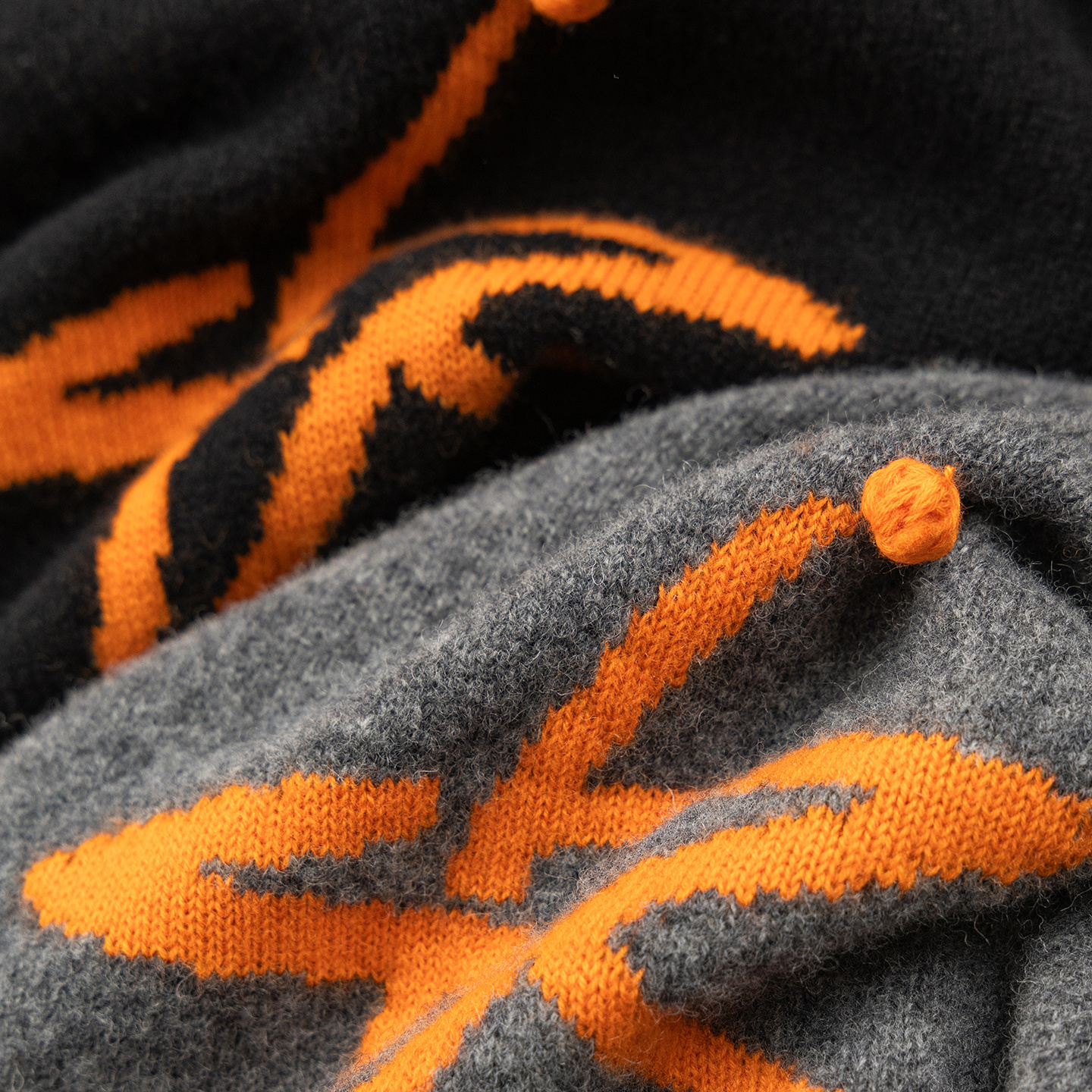 H春上7号 五彩星光 外贸D手工钩花^嵌花100羊毛圆领毛衣D女11J3特