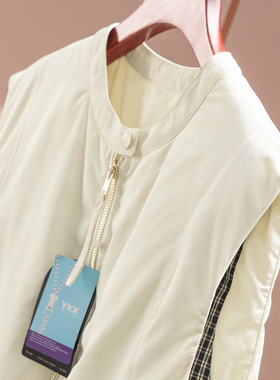 H春上7号温暖小泡芙法G安心95鹅绒安心羽绒服立领马甲外套D女6Y83