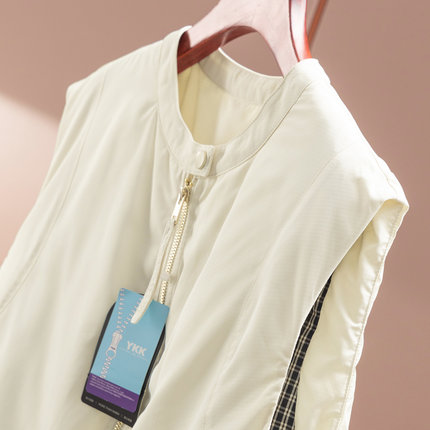 H春上7号温暖小泡芙法G安心95鹅绒安心羽绒服立领马甲外套D女6Y83