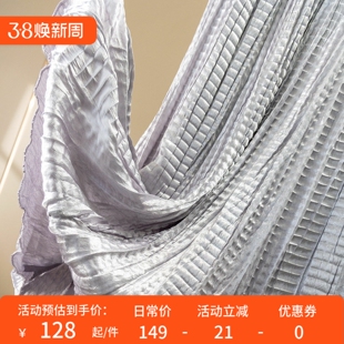 H春上7号 法柜 流光仙韵 遮胯藏腿型显瘦高腰灵动百褶半身裙D28G6