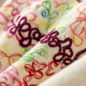 法柜重工彩线花卉刺绣100羊毛长袖 H春上7号 花园印象 毛衣D女29I5