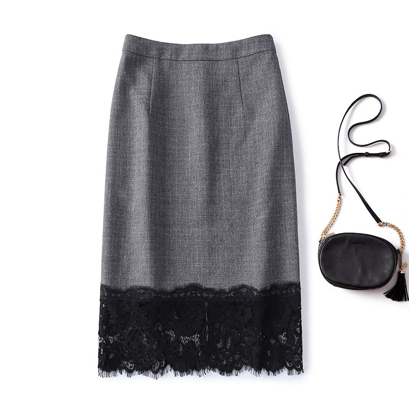 露出一点蕾丝更迷人 女人味 羊毛中长包臀半身裙 春上7号539F在类目 女装/女士精品, 半身裙中 - 来自Buy2taobao.com提供专业的淘宝代购服务