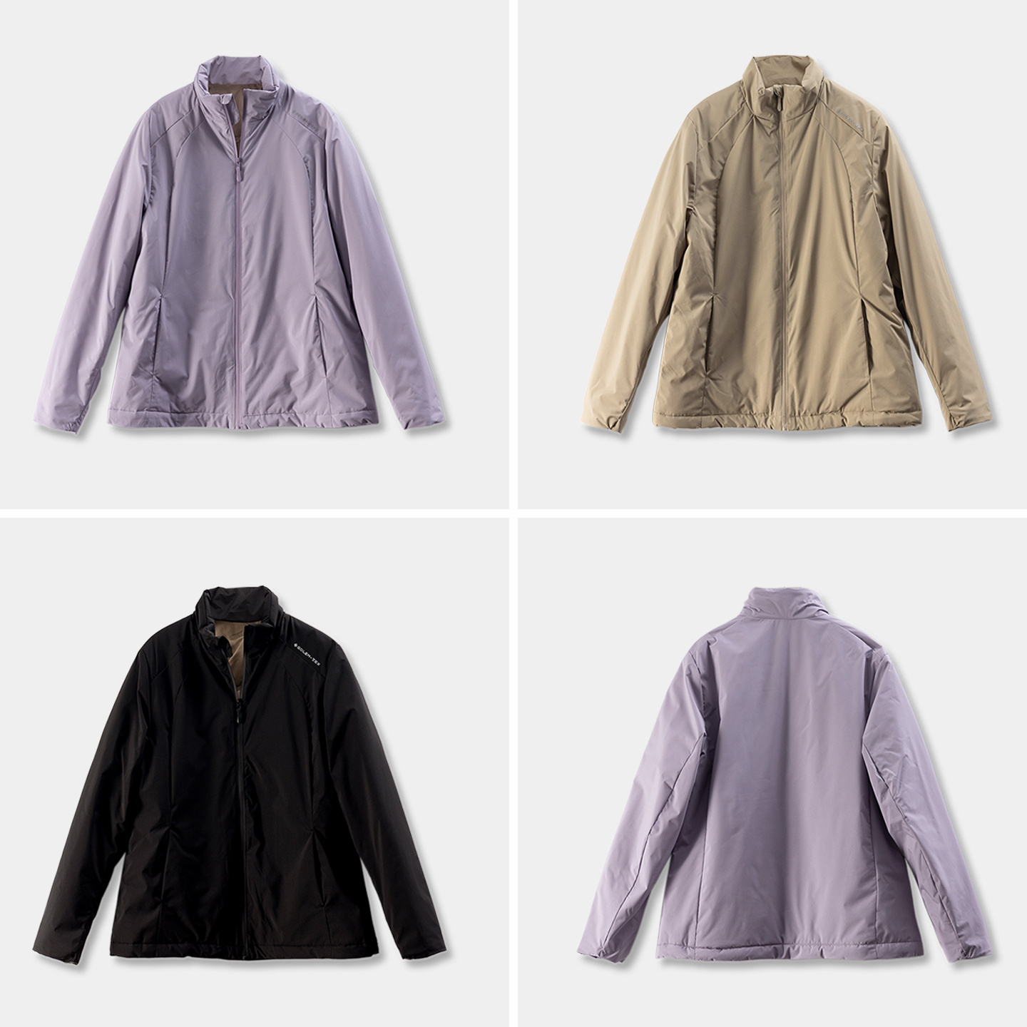 法G品质轻暖三防夹羊毛立领棉服