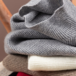 H春上7号 法G康赛妮纱线100羊绒无缝一体半高领毛衣女7Y61特 宠粉