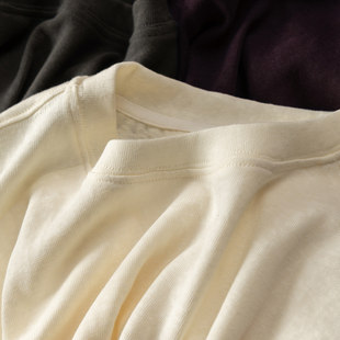 T恤T女40K0 法柜高品质天丝汉麻棉纯色短袖 特 极简舒适 H春上7号