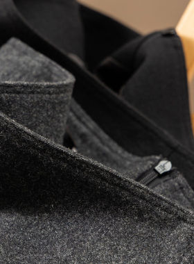 H春上7号 法柜 甜飒黄金比细腰长腿显瘦A字羊毛呢半身裙女08G4 特