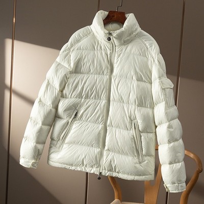 ￥1290 秒！ 法G蒙+连帽90鹅绒羽绒服短外套女春天家6J12